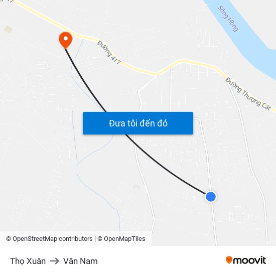 Thọ Xuân to Vân Nam map