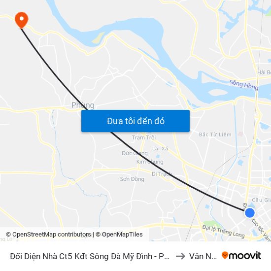 Đối Diện Nhà Ct5 Kđt Sông Đà Mỹ Đình - Phạm Hùng to Vân Nam map