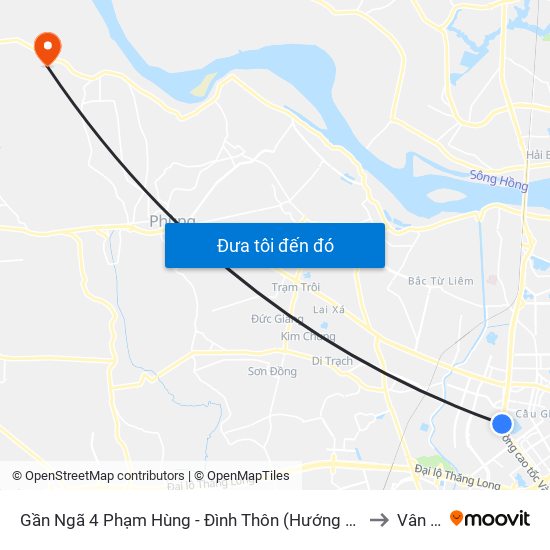 Gần Ngã 4 Phạm Hùng - Đình Thôn (Hướng Đi Khuất Duy Tiến)-Cột Sau to Vân Nam map