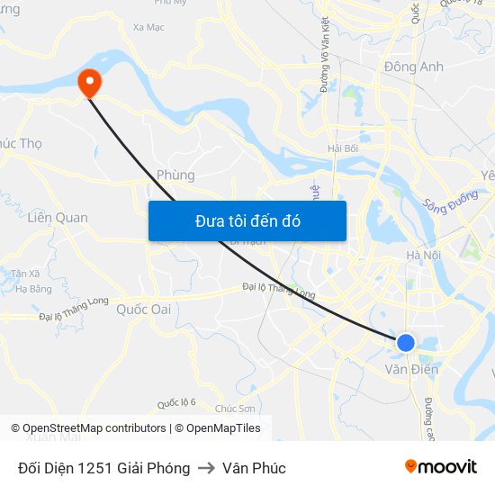 Đối Diện 1251 Giải Phóng to Vân Phúc map