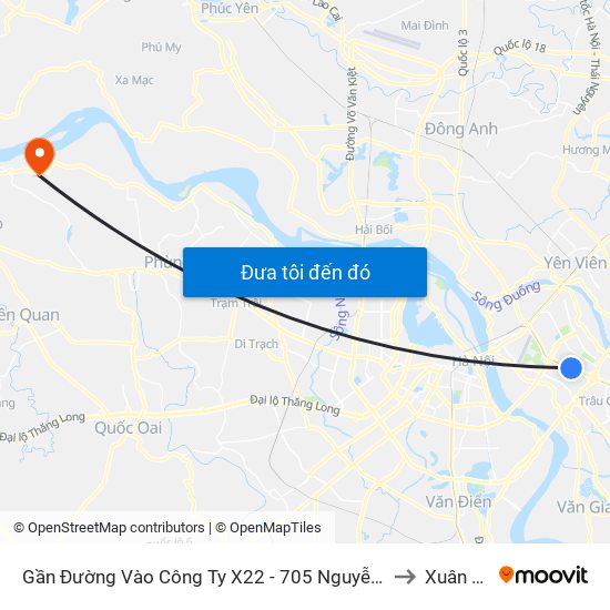 Gần Đường Vào Công Ty X22 - 705 Nguyễn Văn Linh to Xuân Phú map