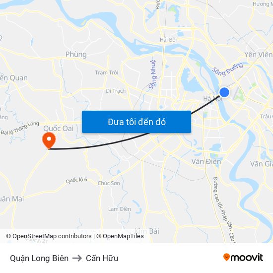 Quận Long Biên to Cấn Hữu map