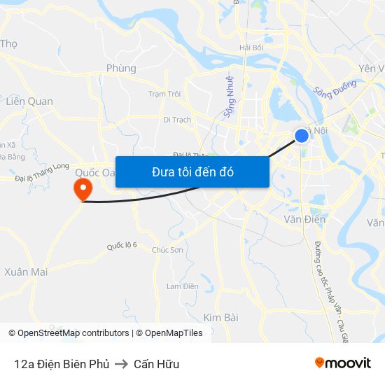 12a Điện Biên Phủ to Cấn Hữu map