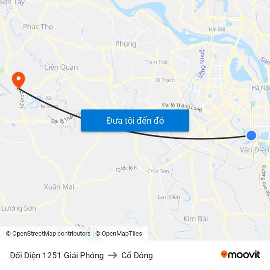 Đối Diện 1251 Giải Phóng to Cổ Đông map