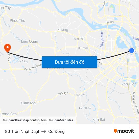 80 Trần Nhật Duật to Cổ Đông map