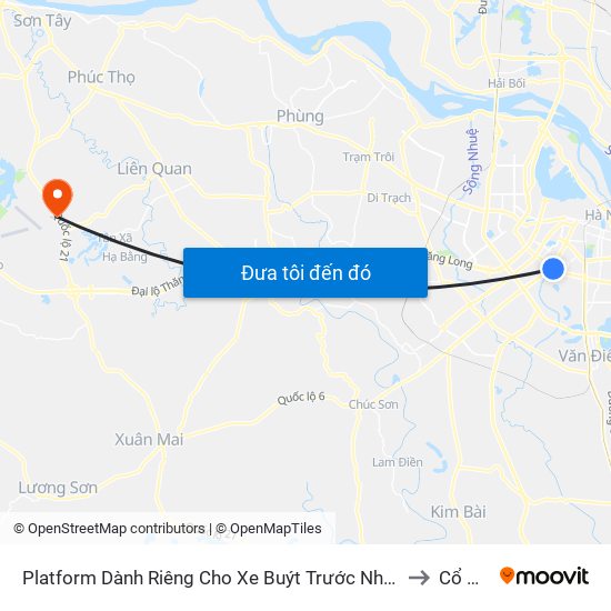 Platform Dành Riêng Cho Xe Buýt Trước Nhà 604 Trường Chinh to Cổ Đông map