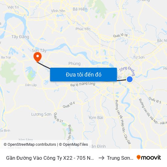 Gần Đường Vào Công Ty X22 - 705 Nguyễn Văn Linh to Trung Sơn Trầm map