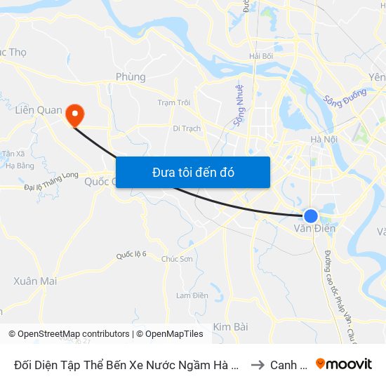 Đối Diện Tập Thể Bến Xe Nước Ngầm Hà Nội - Ngọc Hồi to Canh Nậu map