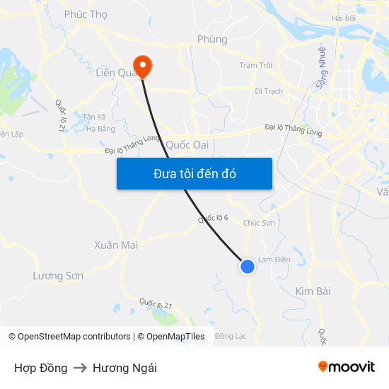 Hợp Đồng to Hương Ngải map