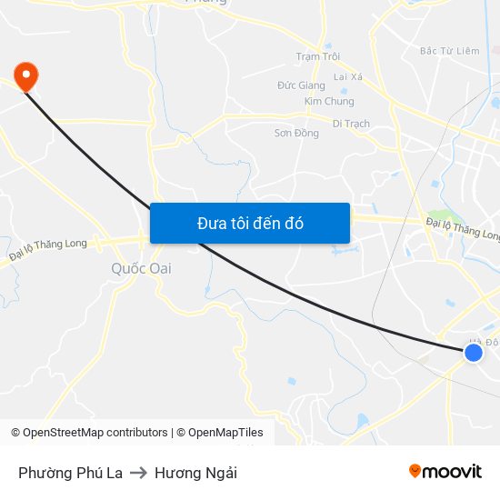 Phường Phú La to Hương Ngải map