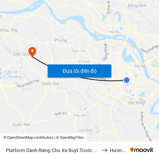 Platform Dành Riêng Cho Xe Buýt Trước Nhà 604 Trường Chinh to Hương Ngải map