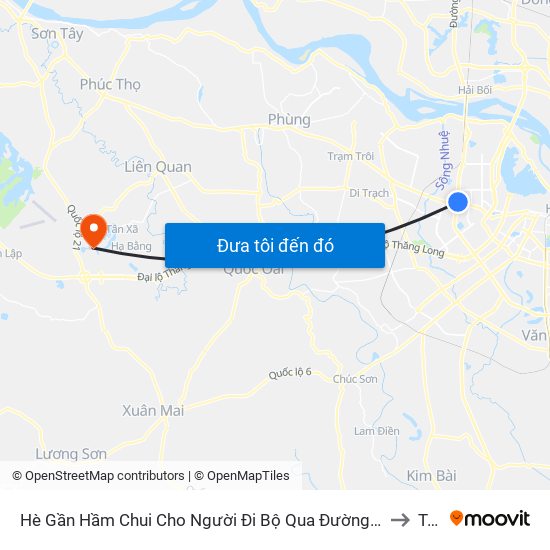 2b Phạm Văn Đồng to Tân Xã map