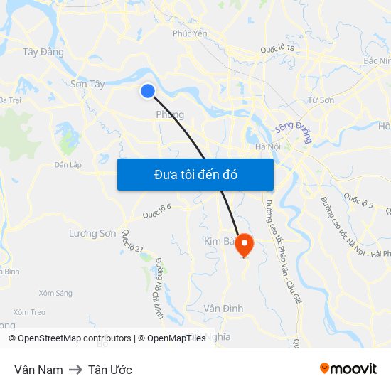 Vân Nam to Tân Ước map