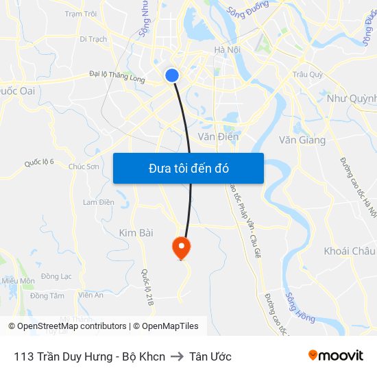 113 Trần Duy Hưng - Bộ Khcn to Tân Ước map