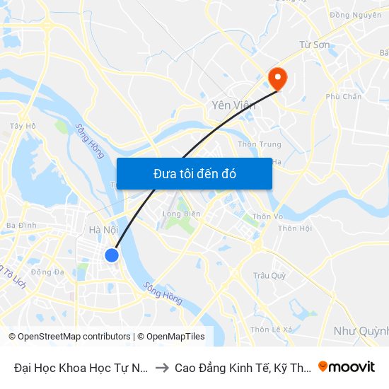 Đại Học Khoa Học Tự Nhiên - 19 Lê Thánh Tông to Cao Đẳng Kinh Tế, Kỹ Thuật Và Thủy Sản (Khu 2) map