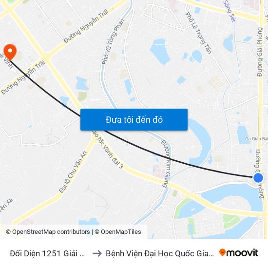 Đối Diện 1251 Giải Phóng to Bệnh Viện Đại Học Quốc Gia Hà Nội map