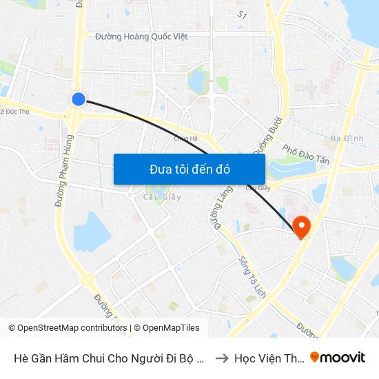 2b Phạm Văn Đồng to Học Viện Thanh Thiếu Niên Việt Nam map
