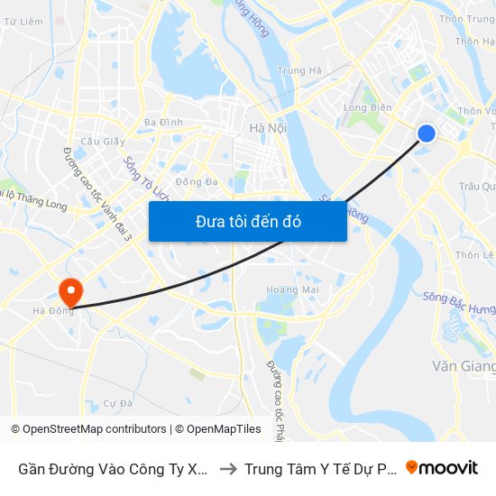 Gần Đường Vào Công Ty X22 - 705 Nguyễn Văn Linh to Trung Tâm Y Tế Dự Phòng Quận Hà Đông map