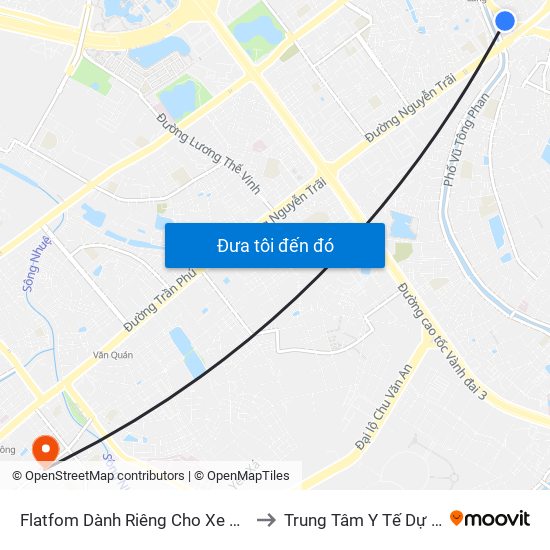 Flatfom Dành Riêng Cho Xe Buýt Trước Nhà 45 Đường Láng to Trung Tâm Y Tế Dự Phòng Quận Hà Đông map