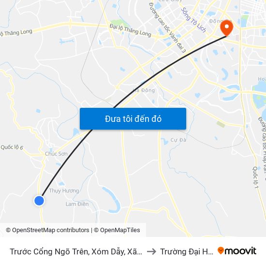 Trước Cổng Ngõ Trên, Xóm Dẫy, Xã Đại Yên 20m - Tỉnh Lộ 419 to Trường Đại Học Y Hà Nội map