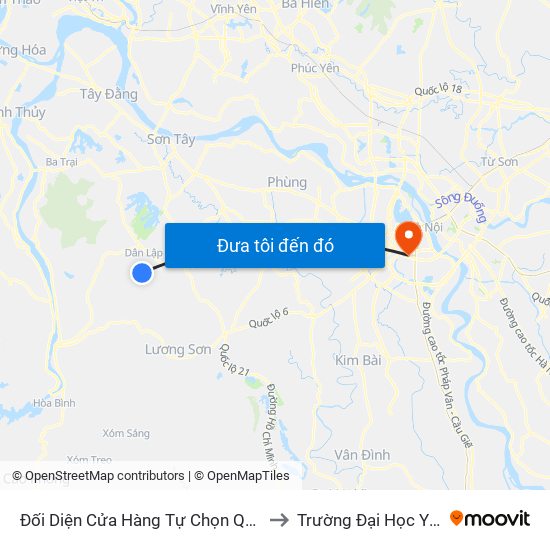 Đối Diện Cửa Hàng Tự Chọn Quỳnh Lương to Trường Đại Học Y Hà Nội map
