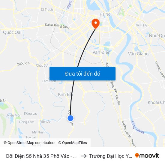 Đối Diện Số Nhà 35 Phố Vác - Tỉnh Lộ 429 to Trường Đại Học Y Hà Nội map