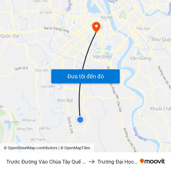 Trước Đường Vào Chùa Tây Quế Sơn Khoảng 50m to Trường Đại Học Y Hà Nội map