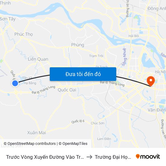 Trước Vòng Xuyến Đường Vào Trường Đh Fpt 70m to Trường Đại Học Y Hà Nội map