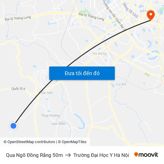 Qua Ngõ Đồng Rằng 50m to Trường Đại Học Y Hà Nội map