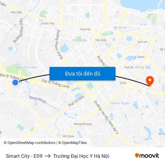 Smart City - E09 to Trường Đại Học Y Hà Nội map