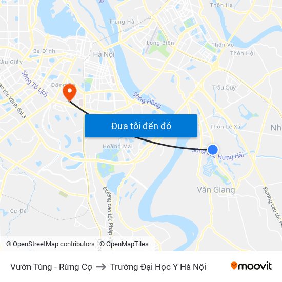 Vườn Tùng - Rừng Cợ to Trường Đại Học Y Hà Nội map