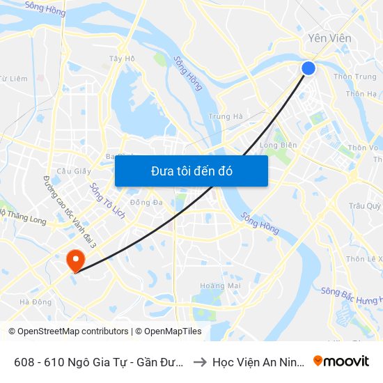 608 - 610 Ngô Gia Tự - Gần Đường Lên Cầu Đuống to Học Viện An Ninh Nhân Dân map