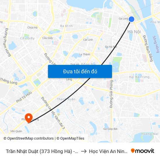 Trần Nhật Duật (373 Hồng Hà) - Gần Hàm Tử Quan to Học Viện An Ninh Nhân Dân map