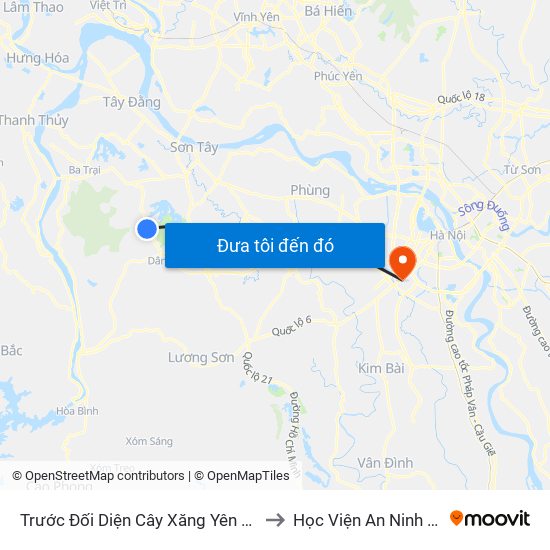 Trước Đối Diện Cây Xăng Yên Bài 20m, Đt87 to Học Viện An Ninh Nhân Dân map