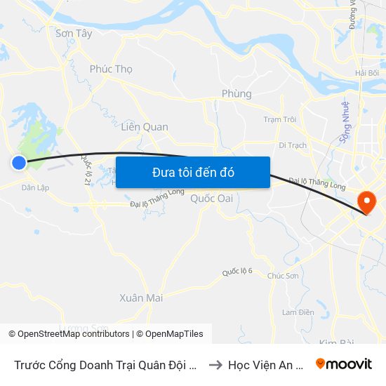 Trước Cổng Doanh Trại Quân Đội Nhân Dân Việt Nam 10m, Đt87 to Học Viện An Ninh Nhân Dân map