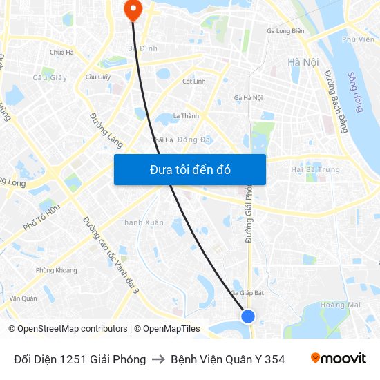 Đối Diện 1251 Giải Phóng to Bệnh Viện Quân Y 354 map