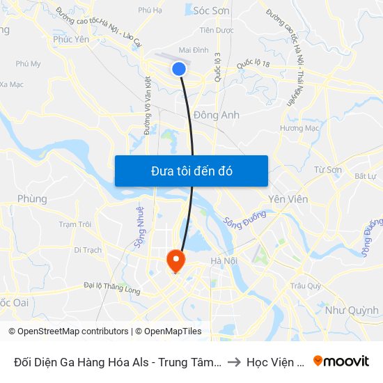 Đối Diện Ga Hàng Hóa Als - Trung Tâm Dịch Vụ Kỹ Thuật Cung Ứng Điện to Học Viện Ngoại Giao map