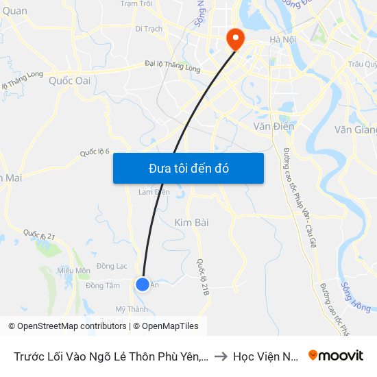 Trước Lối Vào Ngõ Lẻ Thôn Phù Yên, Viên An - Tỉnh Lộ 429 to Học Viện Ngoại Giao map