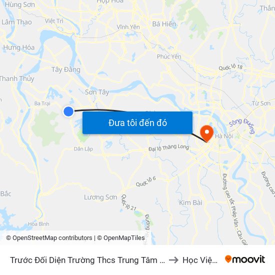 Trước Đối Diện Trường Thcs Trung Tâm Nghiên Cứu Bò Và Đồng Cỏ Ba Vì 40m, Đt87 to Học Viện Ngoại Giao map