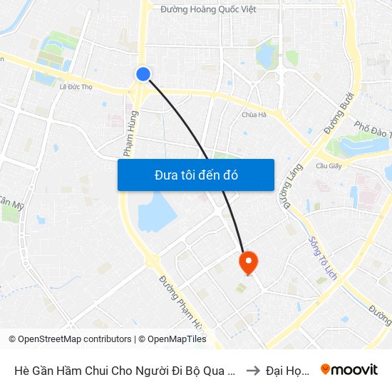 2b Phạm Văn Đồng to Đại Học Phương Đông map