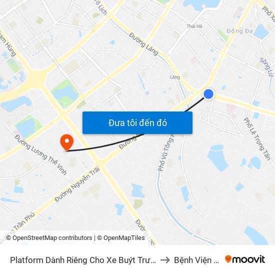 Platform Dành Riêng Cho Xe Buýt Trước Nhà 604 Trường Chinh to Bệnh Viện Xây Dựng map