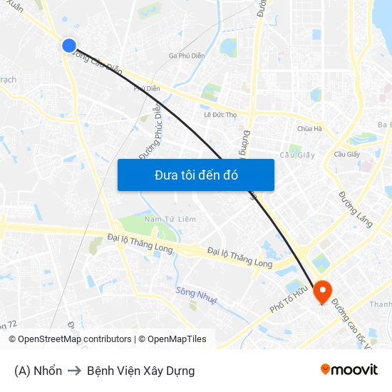 (A) Nhổn to Bệnh Viện Xây Dựng map