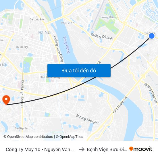 Công Ty May 10 - Nguyễn Văn Linh to Bệnh Viện Bưu Điện map