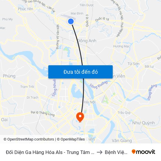 Đối Diện Ga Hàng Hóa Als - Trung Tâm Dịch Vụ Kỹ Thuật Cung Ứng Điện to Bệnh Viện Bưu Điện map