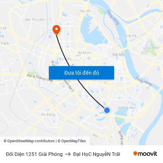 Đối Diện 1251 Giải Phóng to ĐạI HọC NguyễN TrãI map