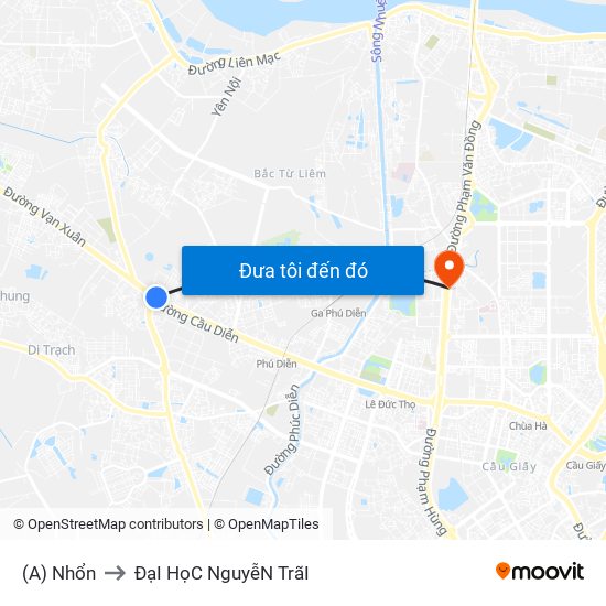 (A) Nhổn to ĐạI HọC NguyễN TrãI map