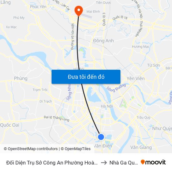 Đối Diện Trụ Sở Công An Phường Hoàng Liệt- 1277 Giải Phóng to Nhà Ga Quốc Tế T2 map