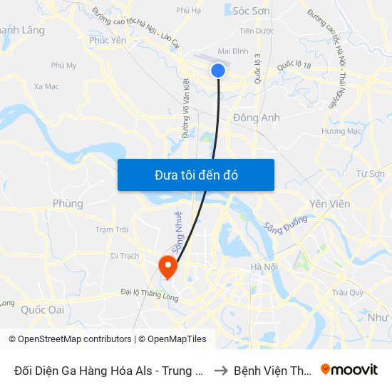 Đối Diện Ga Hàng Hóa Als - Trung Tâm Dịch Vụ Kỹ Thuật Cung Ứng Điện to Bệnh Viện Thể Thao Việt Nam map