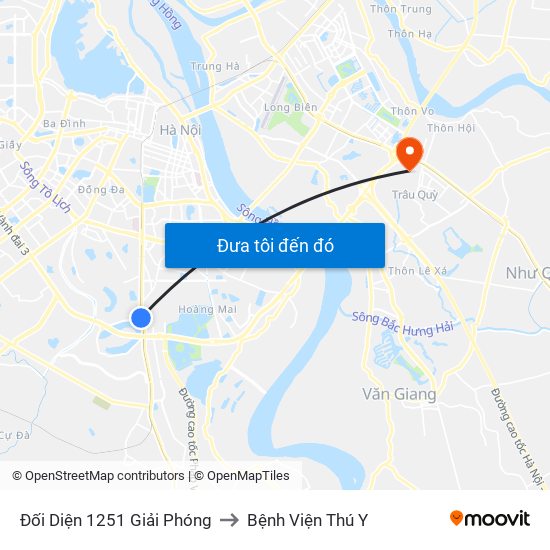 Đối Diện 1251 Giải Phóng to Bệnh Viện Thú Y map