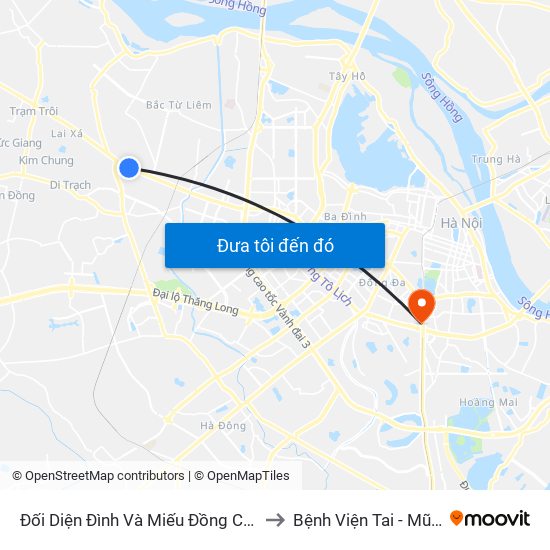 Đối Diện Đình Và Miếu Đồng Cổ (Thôn Nguyên Xá) - Đường 32 to Bệnh Viện Tai - Mũi - Họng Trung Ương map